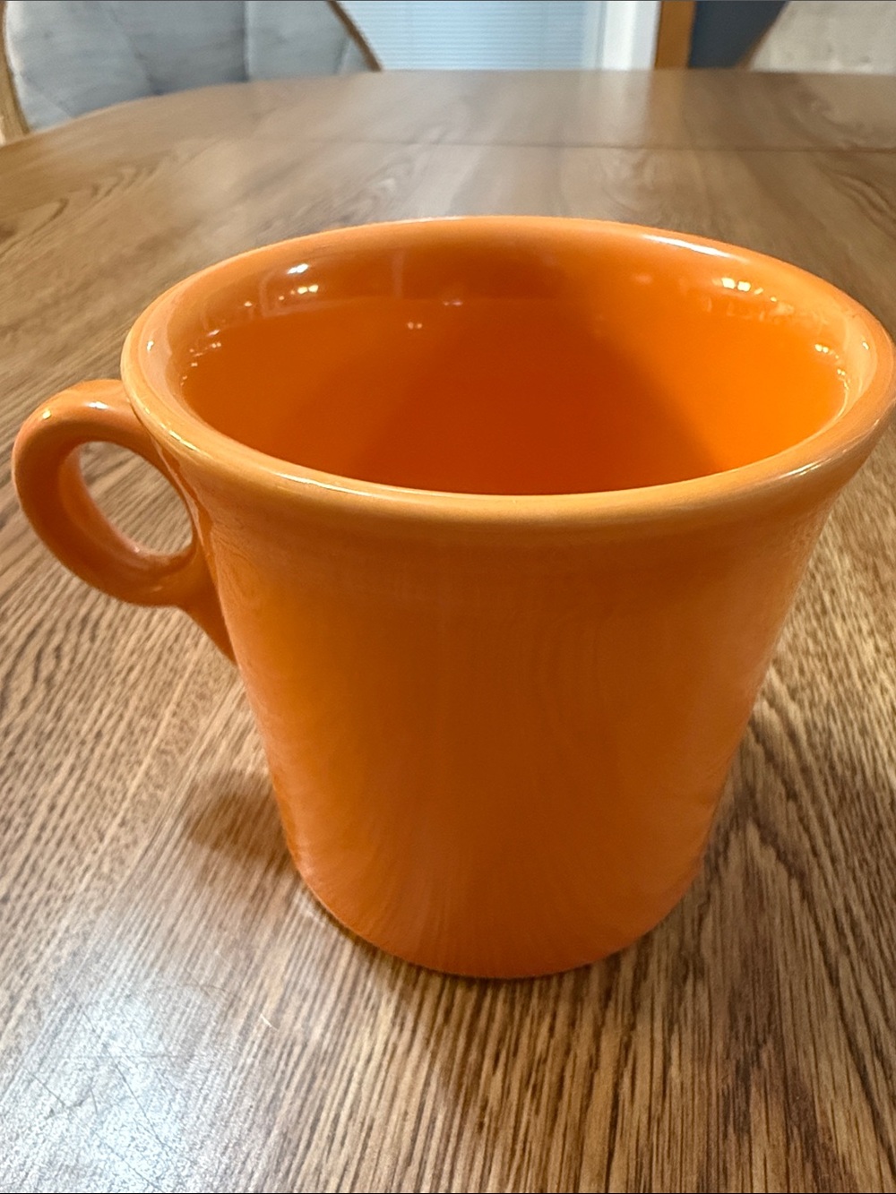 Fiesta Bright Orange Ceramic Coffee Mug